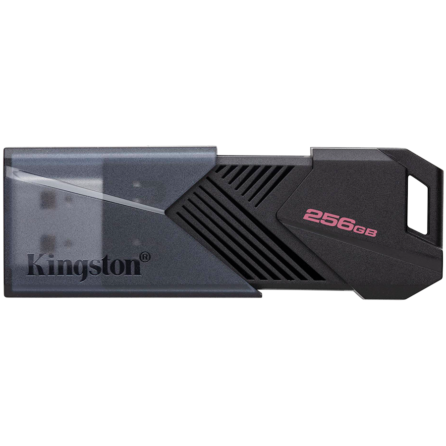 Kingston Exodia Onyx 256GB crni USB flash disk na beloj pozadini