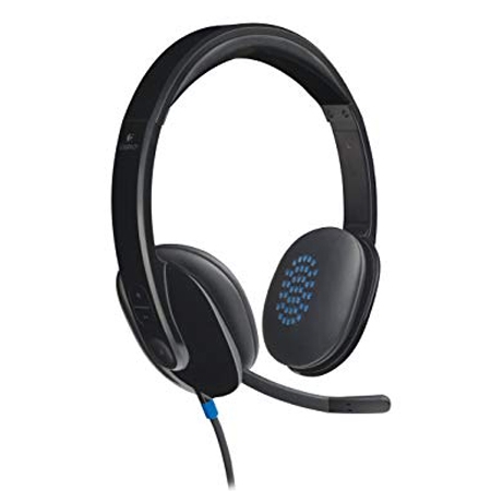 Crne Logitech H540 USB slušalice sa mikrofonom i preko ušne konstrukcijom
