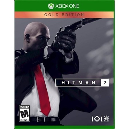 Omot igre Hitman 2 Gold za Xbox One sa Agentom 47 na naslovnici
