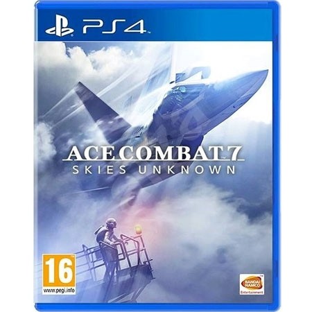 Ace Combat 7: Skies Unknown naslovnica za PS4 sa avionom u borbi