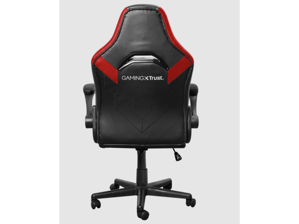 Crvena TRUST GXT703R RIYE gaming stolica sa ergonomskim osloncem i podesivom visinom