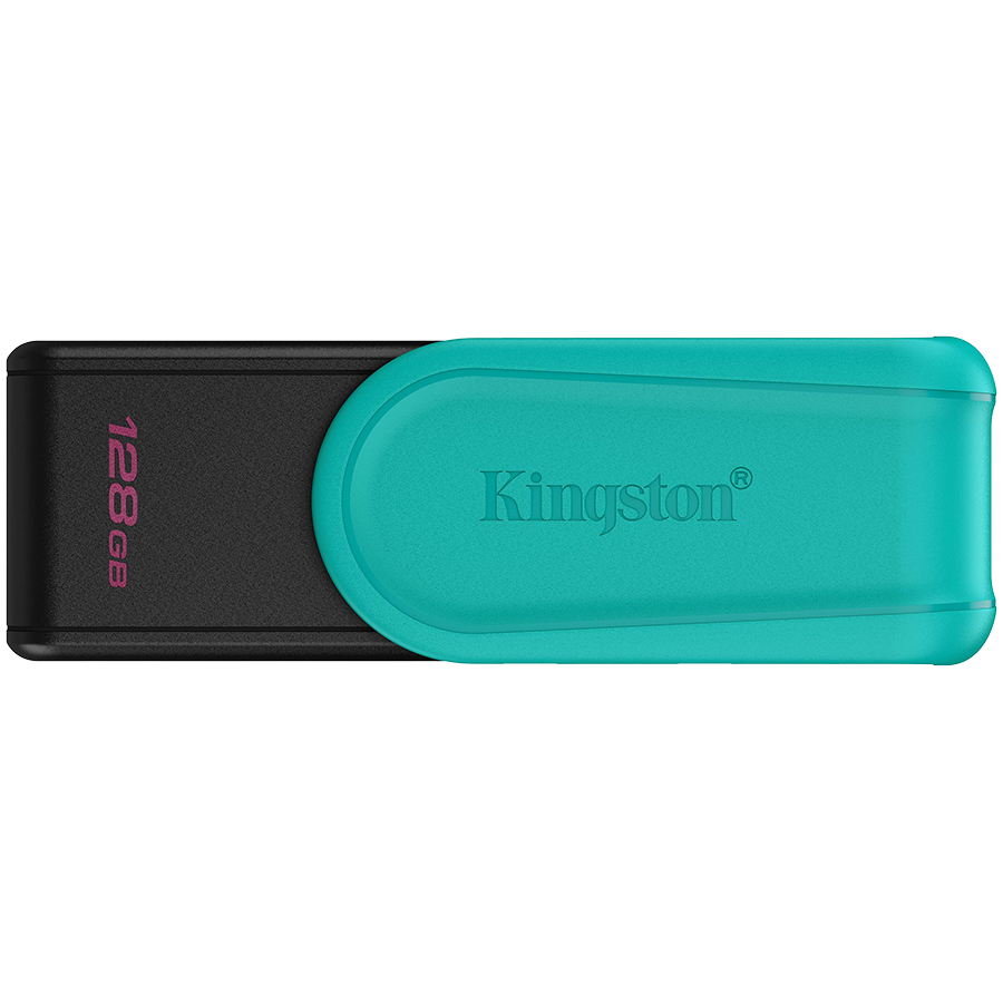 Kingston DataTraveler Exodia S 128GB USB 3.2 memorija u crnoj i tirkiznoj boji