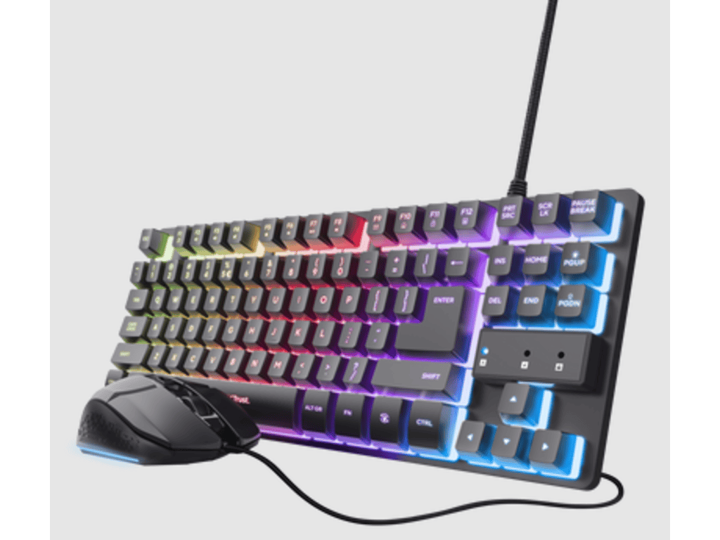 Trust GXT 798 2-u-1 gaming set - crna mehanička tastatura i gaming miš