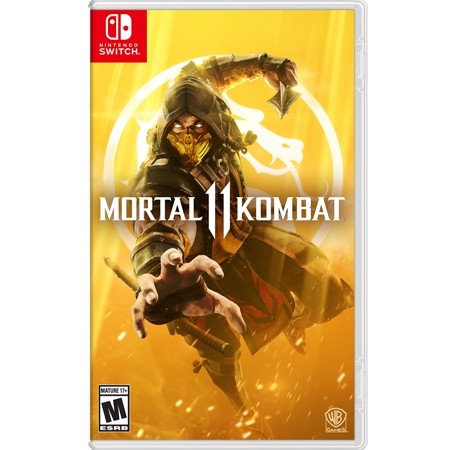 Naslovnica igre Mortal Kombat 11 za Nintendo Switch sa likovima u borbi