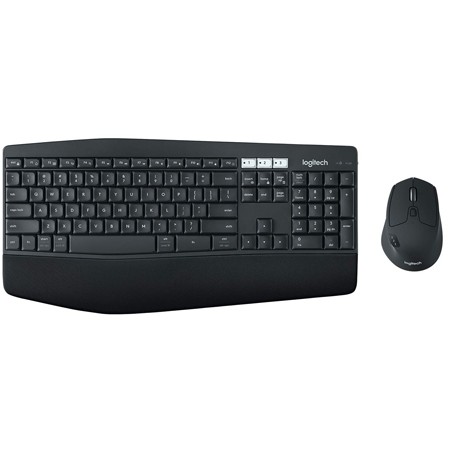 Logitech MK850 Wireless Desktop Set - tastatura i miš sa crnom ergonomskom dizajnom