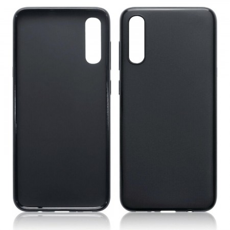 Matte zaštitni silikon za Samsung A70 u crnoj boji