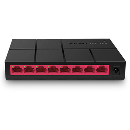 Mercusys MS108G 8-port Gigabit switch sa kompaktnim dizajnom i LED indikatorima