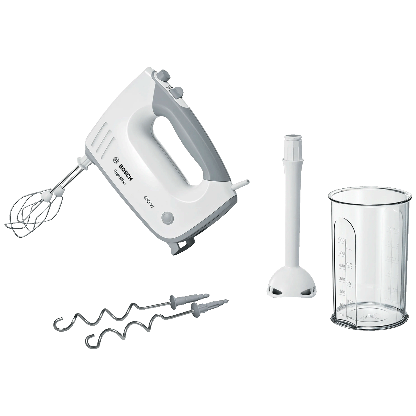 Bosch ručni mikser 450W, ErgoMixx MFQ36440 sa dodatnim priborom