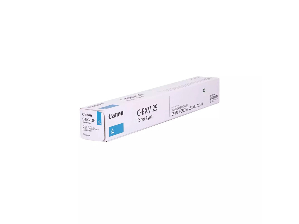 Originalni Canon toner CEXV29 Cyan za laserske štampače