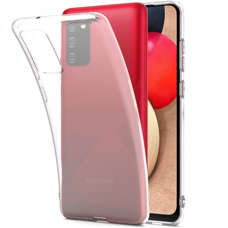 Zaštitna silikonska maska za Samsung A02s u crnoj boji