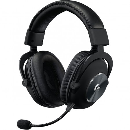 Logitech G Pro X 7.1 slušalice sa crnim aluminijumskim okvirom i mekim umetcima od sintetičke kože