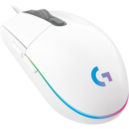 Logitech G203 Lightsync White gaming miš sa RGB osvetljenjem