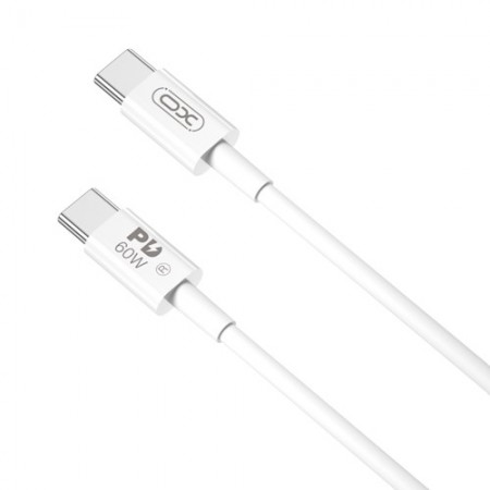 XO NB-Q190B Type-C to Type-C kabl za punjenje od 60W, dužine 2m