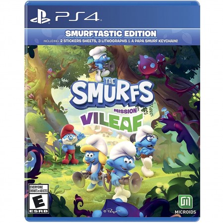 Omot igre The Smurfs: Mission Vileaf - Smurftastic Edition za PlayStation 4