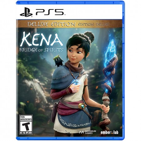 Kena: Bridge of Spirits Deluxe Edition PS5 omot sa likom Kene