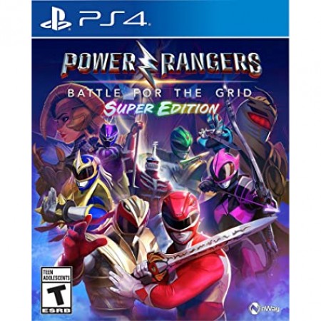 Power Rangers: Battle for the Grid Collectors Edition za PS4 - omot igre sa likovima Power Rangers