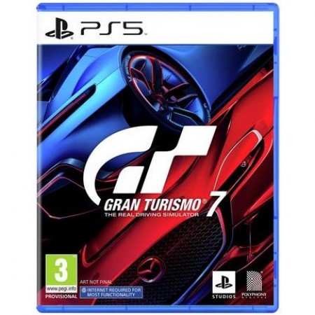 Gran Turismo 7 igra za PlayStation 5 sa naslovnom slikom automobila