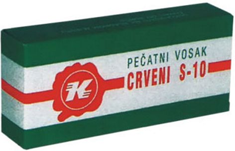 EK karbon pečatni vosak za toplo pečaćenje, pakovanje od 10 komada