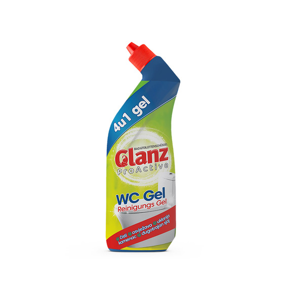 TTC Pure WC Gel Proactive 700ml - pakovanje toaletnog gela za dubinsko čišćenje WC školjke