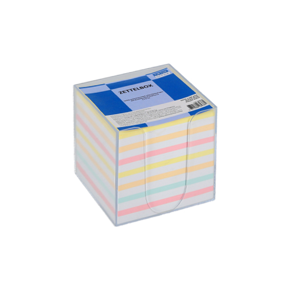 TTO Kocka Blok PVC Box sa 900 listova, memorijski bločići u beloj boji