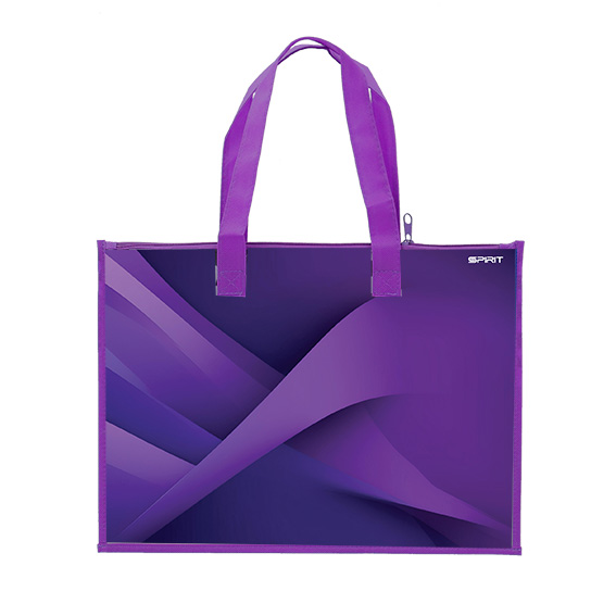 TTS mapa za blok 34x47 DPurple sa ručkom 'L' i patent zatvaračem