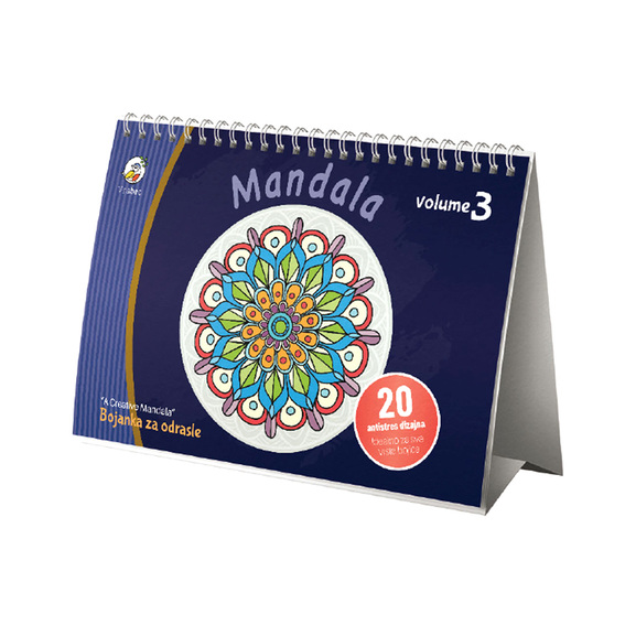 MO Bojanka mandala Creative sa 20 različitih motiva i 3D efektima