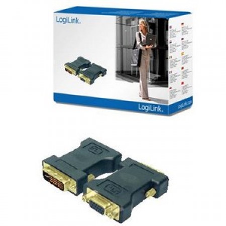 LogiLink DVI-I na VGA adapter AD0001 sa muškim DVI-I i ženskim VGA konektorom