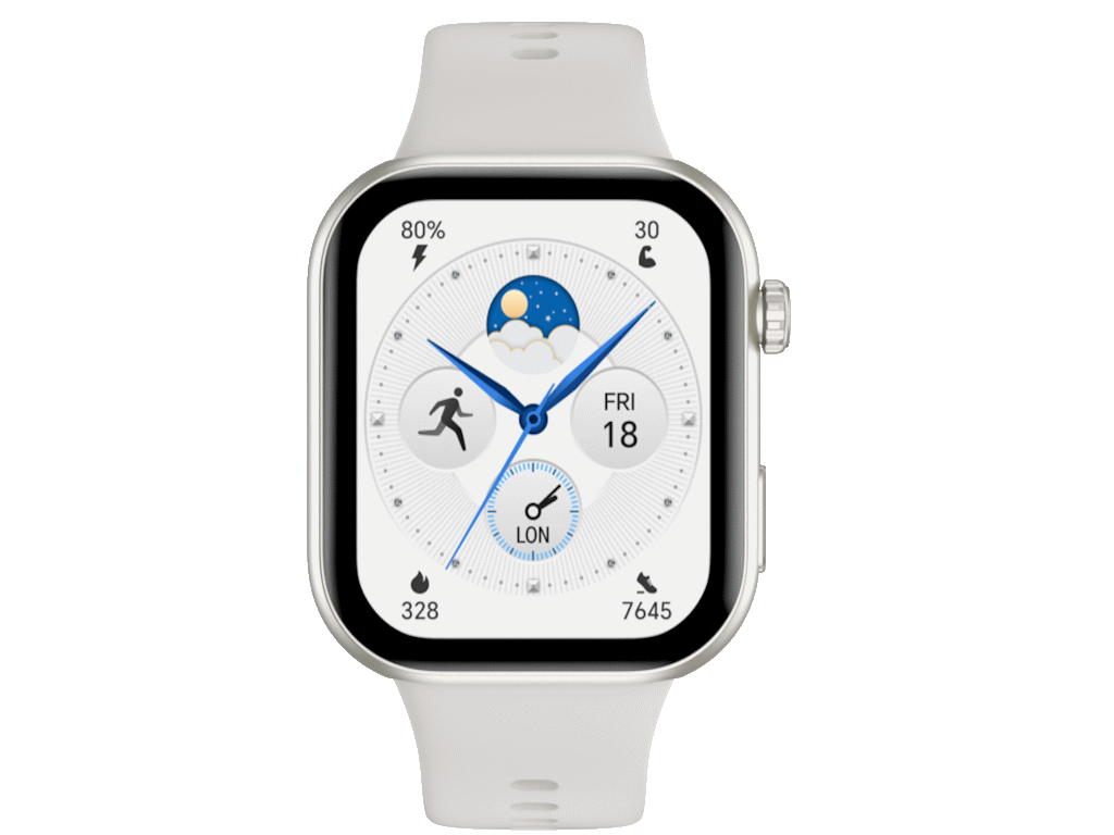 HONOR Choice Watch 2i bijeli pametni sat sa AMOLED ekranom i sportskim trakama
