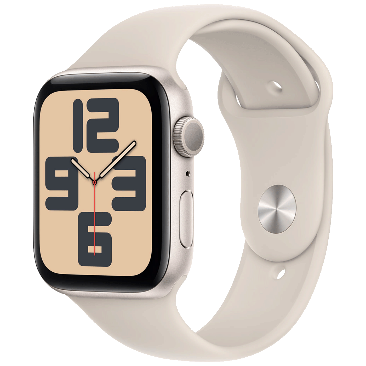 Apple Watch SE 2024 GPS 40mm Starlight sa sportskim remenom i OLED zaslonom
