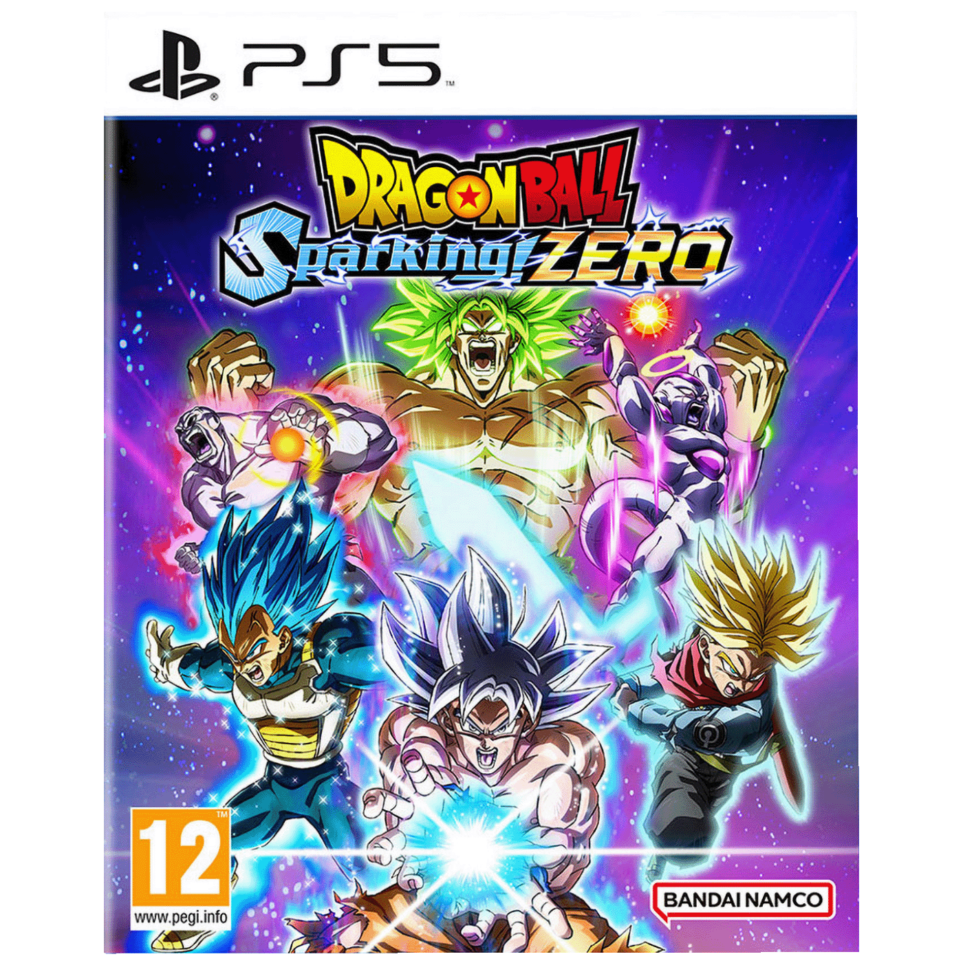 Dragon Ball: Sparking! Zero igra za PlayStation 5 sa omotnim likovima Gokua i Vegete