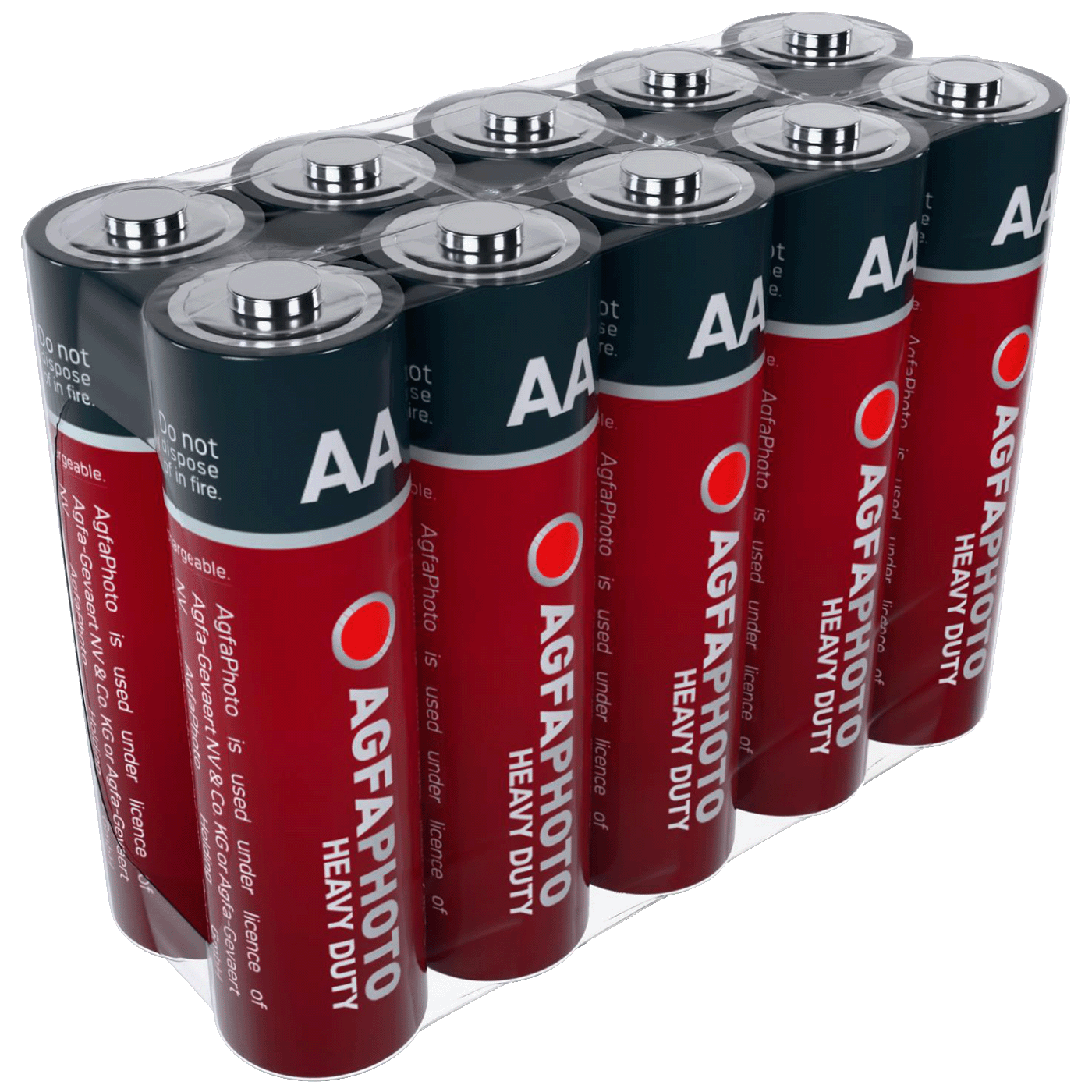 Agfa AA zinc-carbon baterije u blister pakovanju od 10 komada
