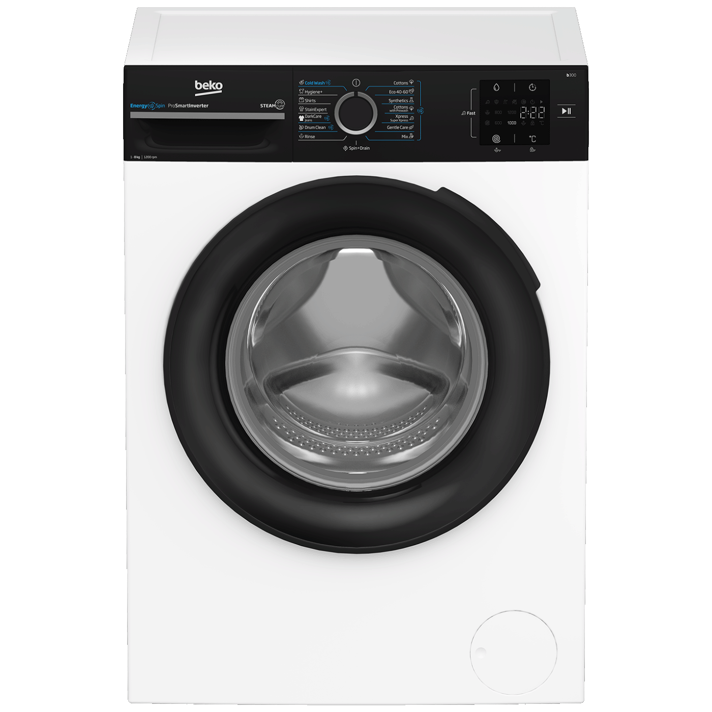 Beko mašina za veš 8 kg sa digitalnim displejem i XL vratima