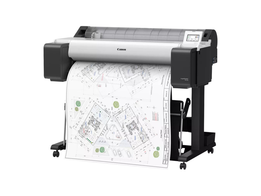 Canon iPF TM-350 36-inch ploter printer na beloj pozadini