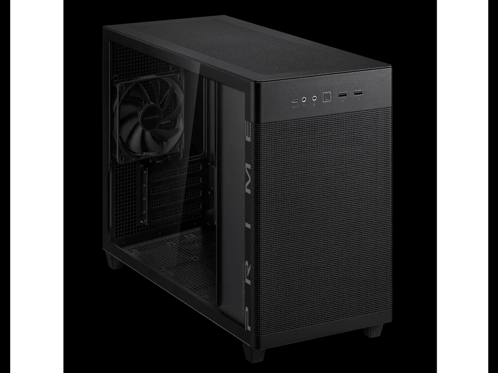ASUS Prime AP201 TG Black MicroATX kućište sa temperisanim staklom