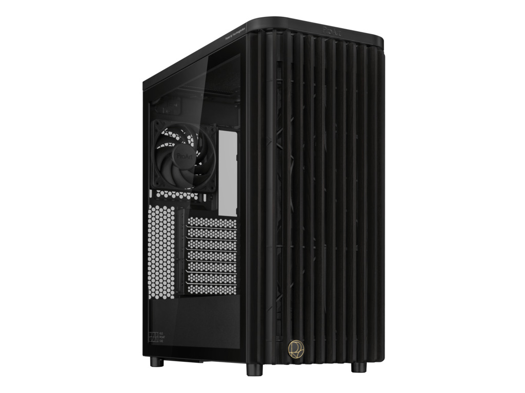 ASUS ProArt PA401 Wood TG ATX kućište sa drvenim detaljima i prozirnim bočnim panelom