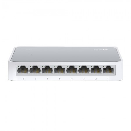 TP-Link TL-SF1008D Switch sa 8 Ethernet portova na beloj podlozi