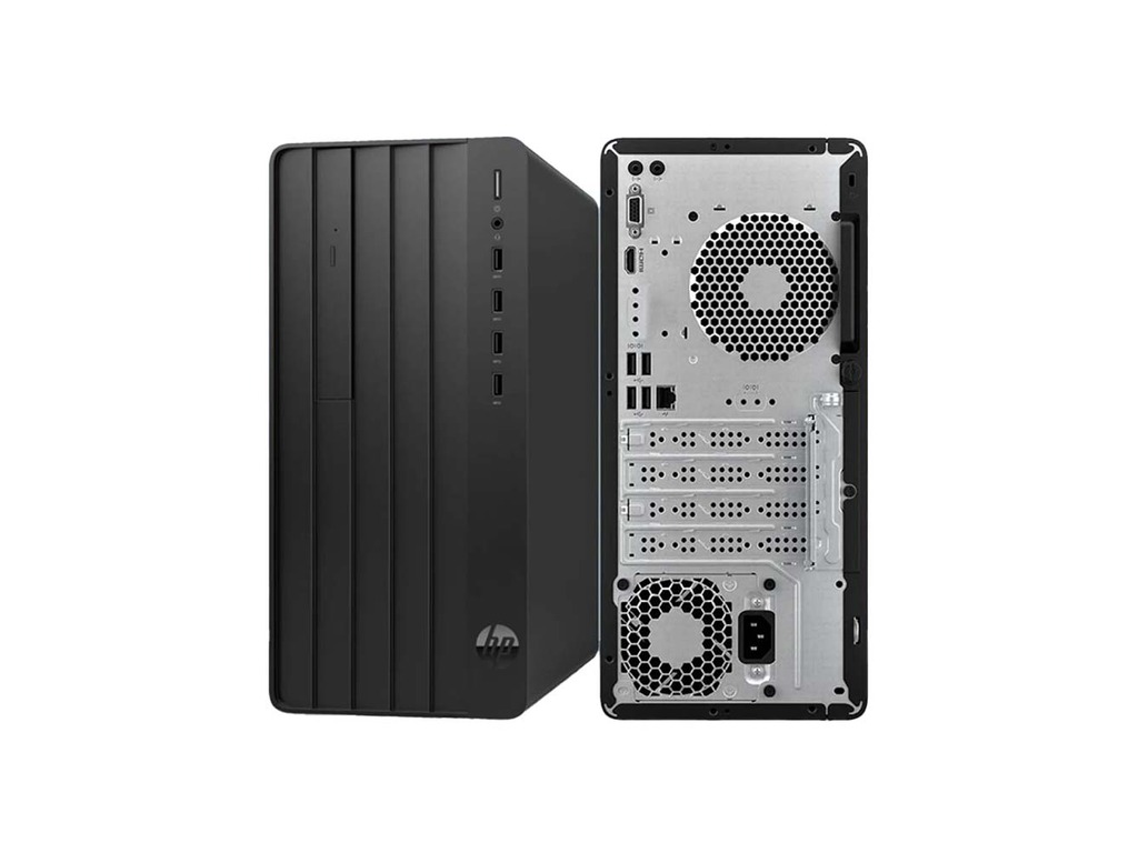 HP Pro Tower 290 G9 računar sa crnim kućištem i periferijama