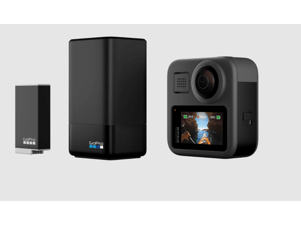 GoPro MAX dvostruki punjač sa Enduro baterijom i USB-C kablom