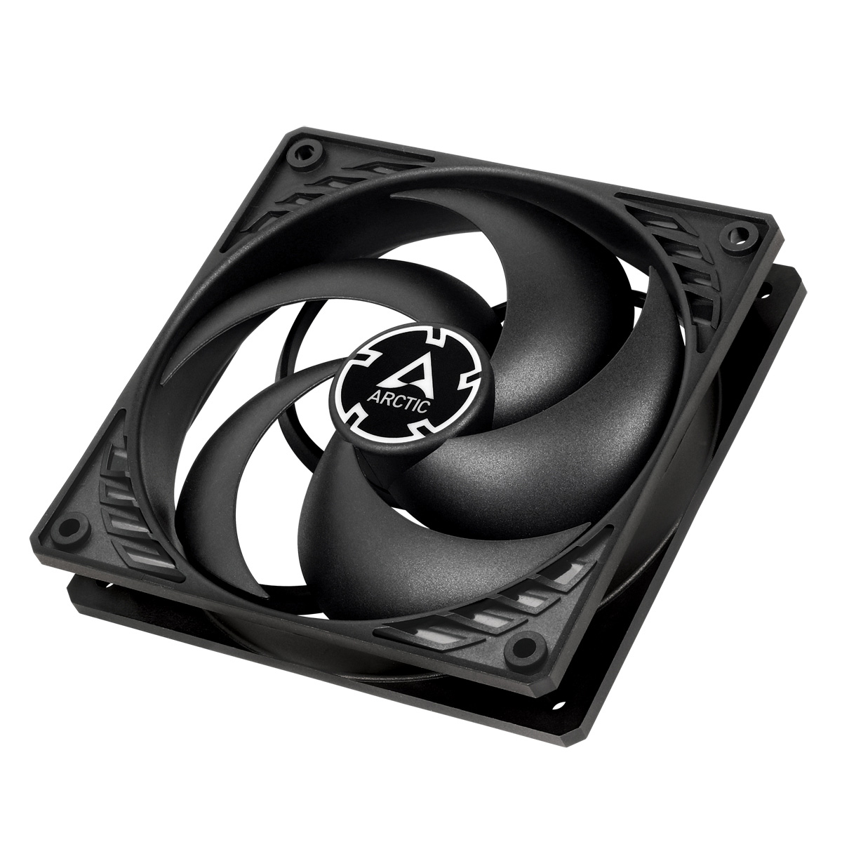 Arctic P12 crni ventilator, 120mm optimiziran za pritisak