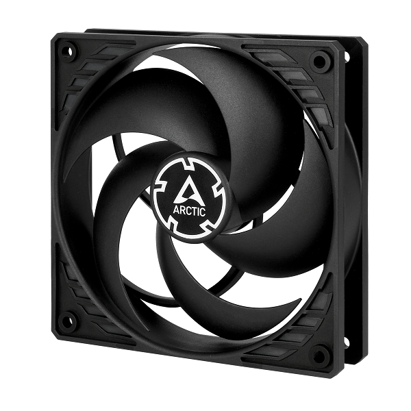 Crni Arctic P12 PWM ventilator sa 120mm lopticama za efikasno hlađenje