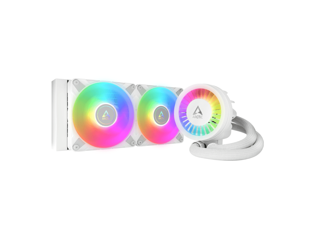 Arctic Liquid Freezer III 240 A-RGB White AIO hladnjak sa bele LED diode i ventilatorima