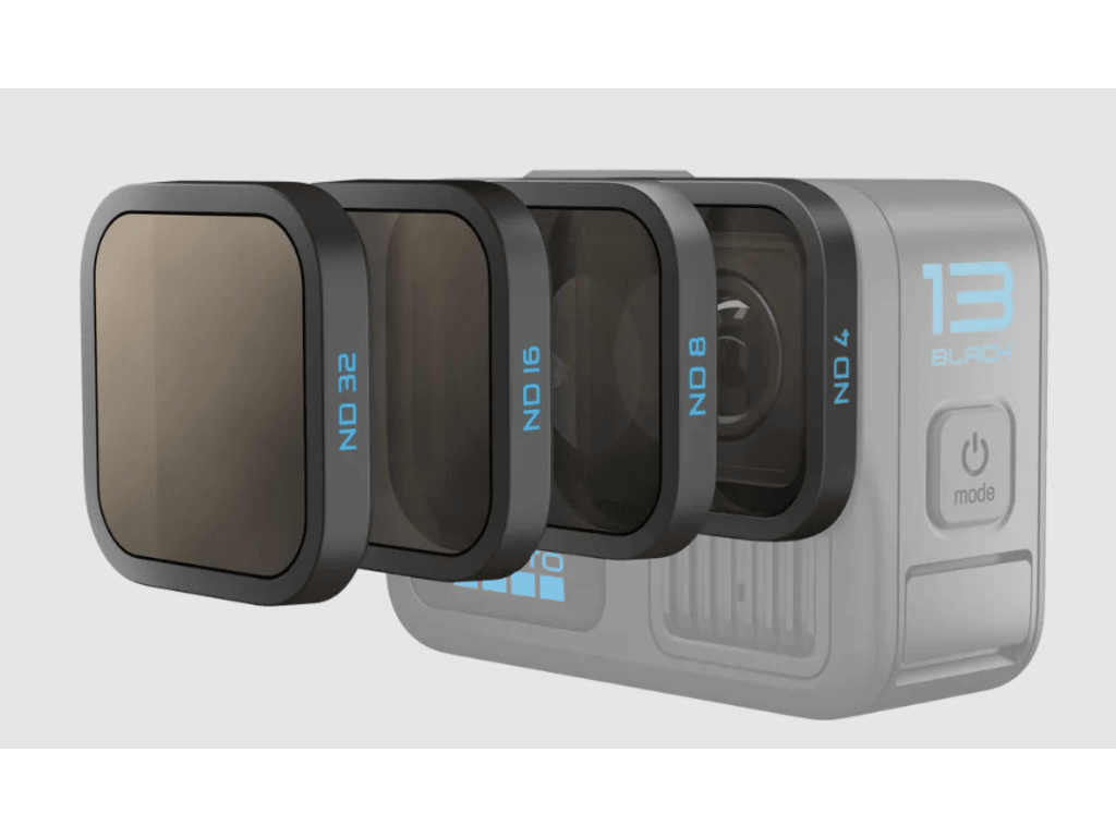 GoPro ND Filter 4-pack za Hero 13 Black sa različitim nivoima zatamnjenja