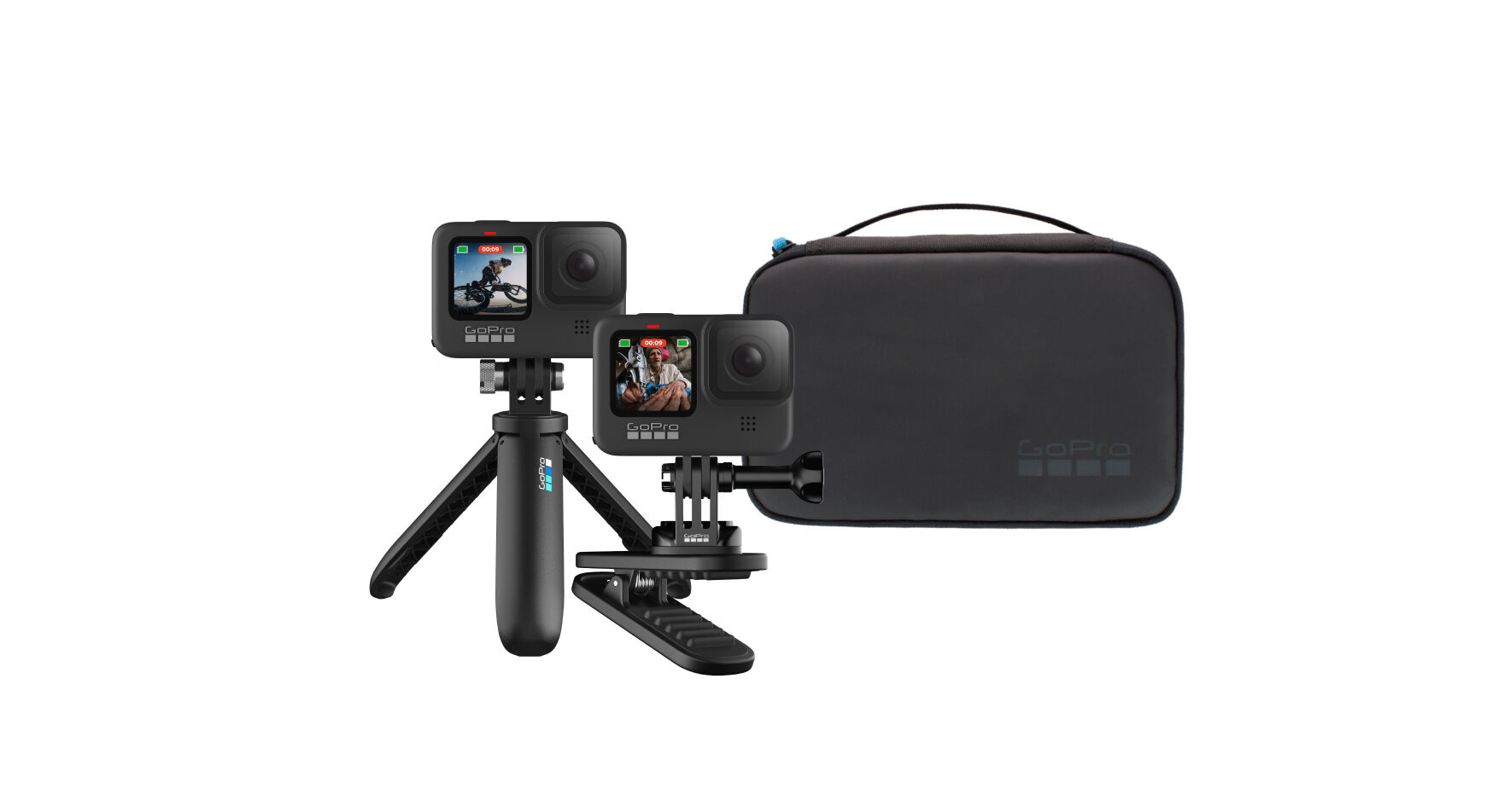 GoPro Travel Kit sa Shorty držačem, Magnetic Swivel Clipom i zaštitnim kućištem