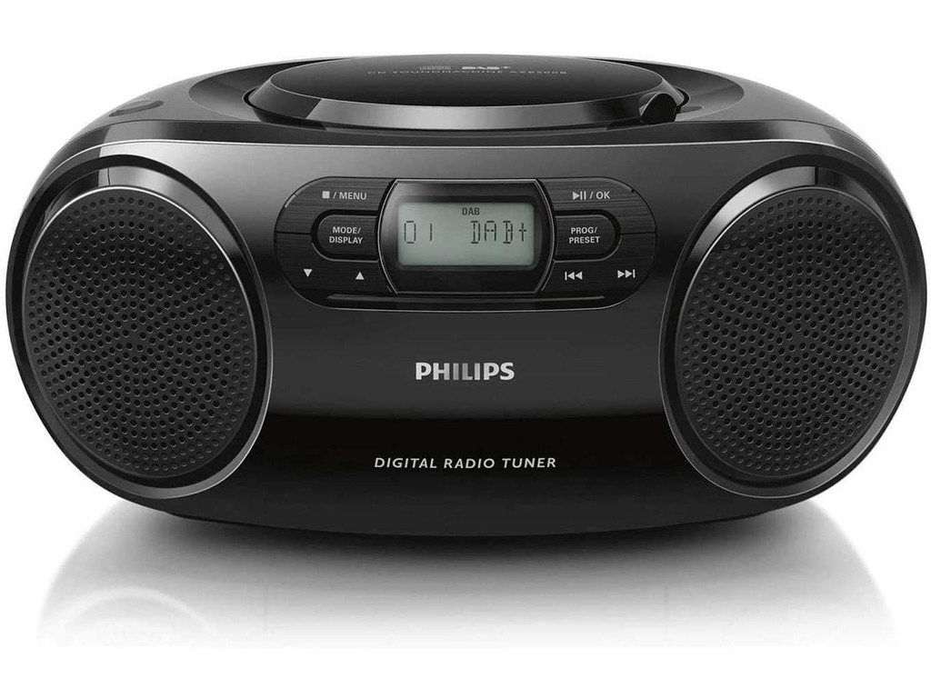 Philips AZB500DAB crni radio sa DAB+, FM i CD plejerom