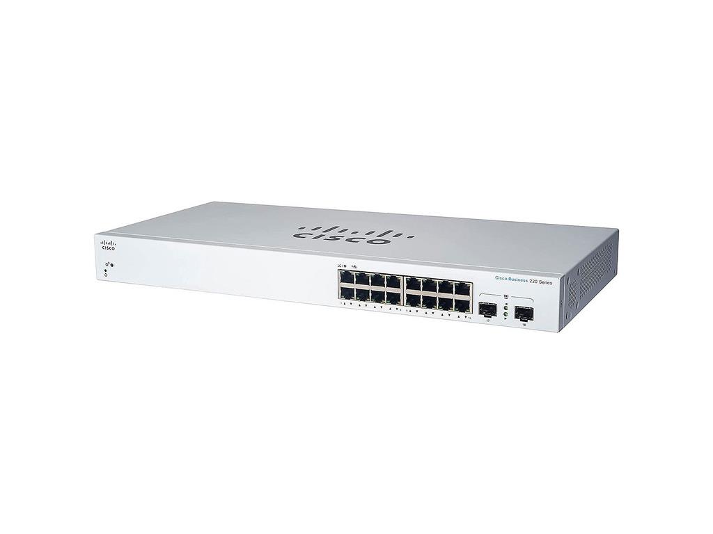 Cisco CBS220 Smart 16-port GE switch sa 16 Gigabit Ethernet portova