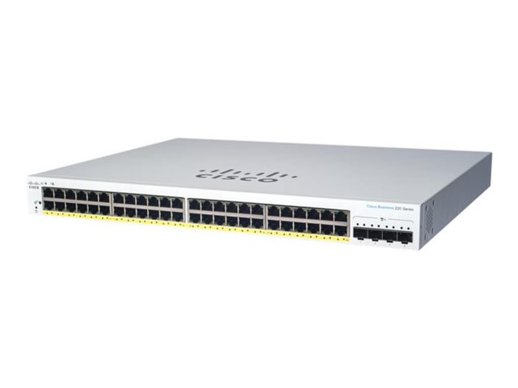 Cisco CBS220 Smart 48-port Gigabit Ethernet switch sa kompaktnim dizajnom