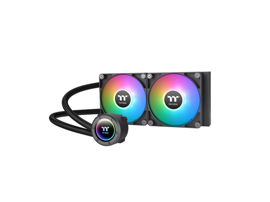 Thermaltake TH240 V2 ARGB liquid cooler sa RGB ventilatorima i 240mm radijatorom.