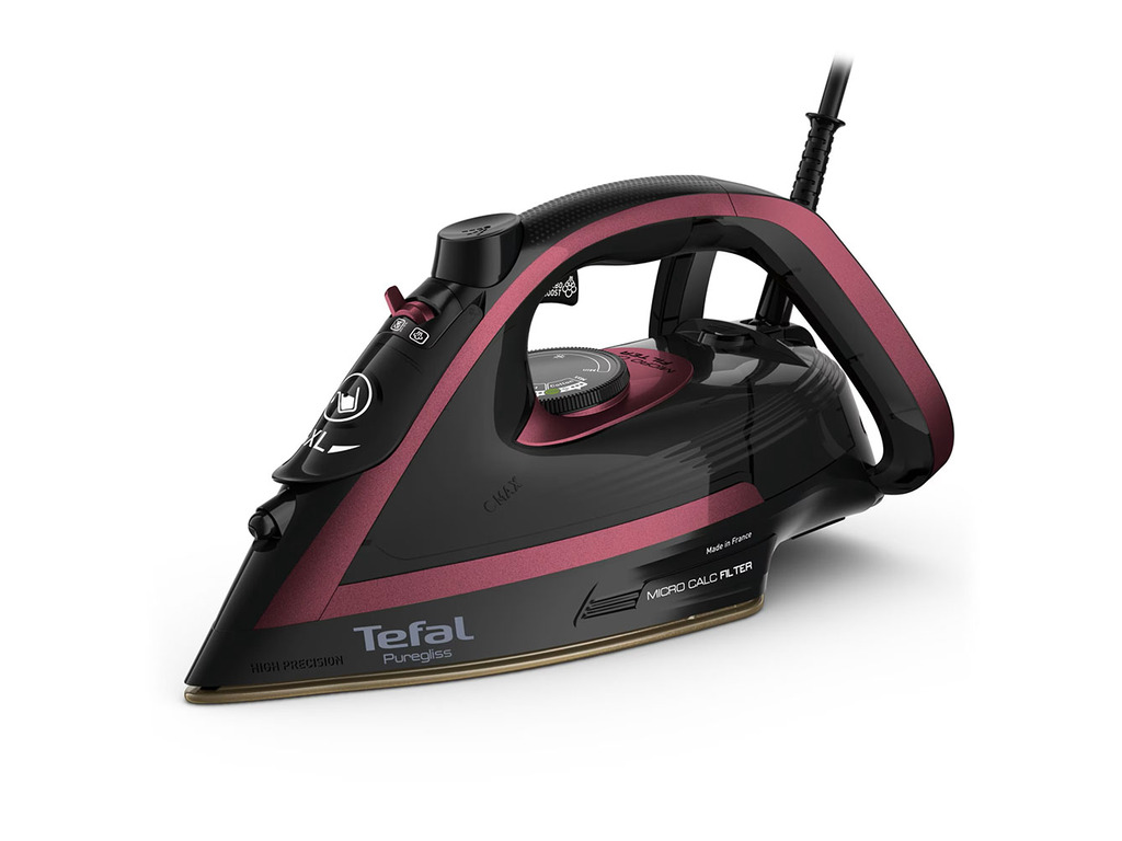 Tefal Puregliss parna pegla FV8065E0 sa modernim dizajnom i Durillium Airglide stopalom