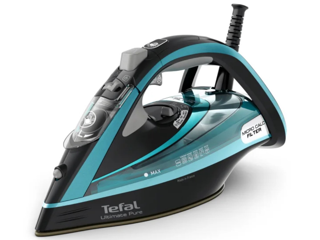 Tefal Ultimate Pure pegla na paru 3200W sa anti-calc sistemom i ergonomskim dizajnom.