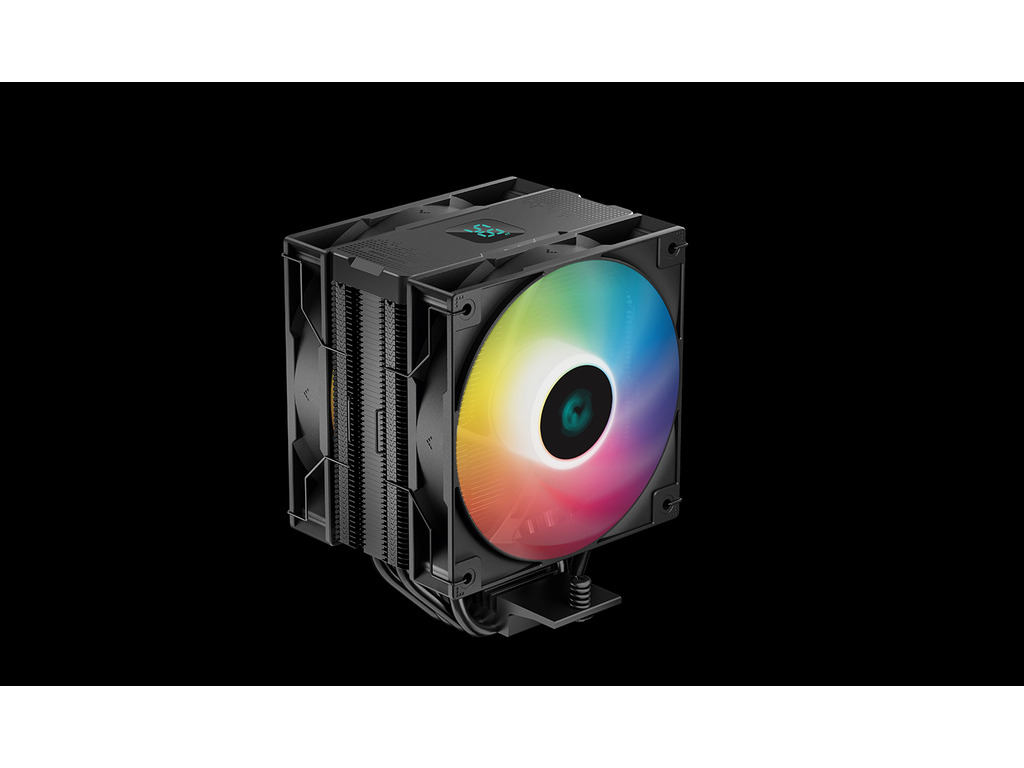 DeepCool AG400 Dig.PlusARGB CPU hladnjak u crnoj boji sa RGB osvetljenjem